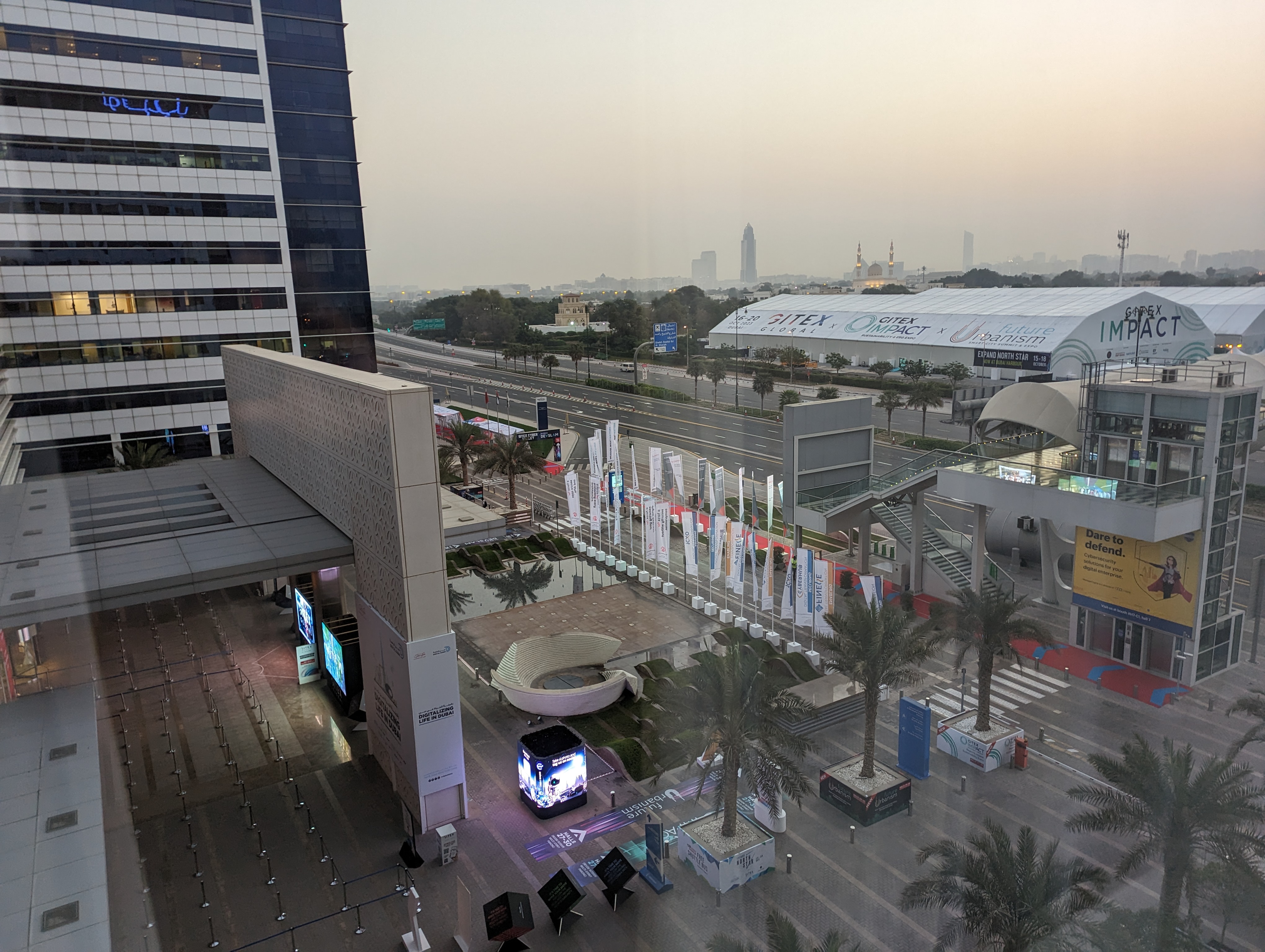 View from Novotel